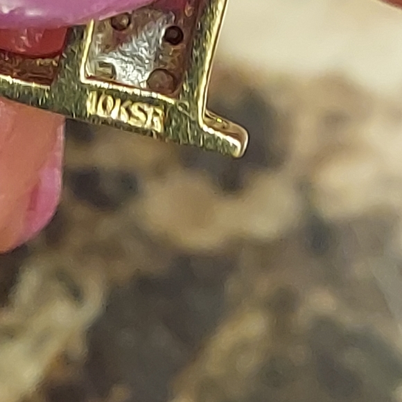 ❤FINALPRICE❤️E,initial yellow gold 10K SR marked - Picture 3 of 14